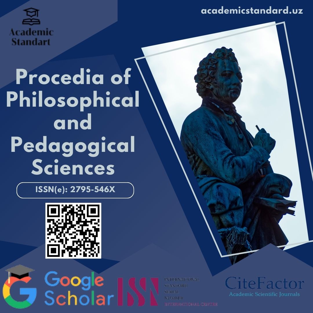 Procedia of Philosophical and Pedagogical Sciences